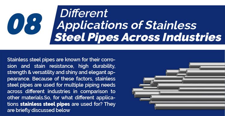 A topic on stainless steel pipe applications